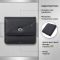 Жіночий шкіряний гаманець для карток купюр та монет ST Leather 22690 Чорний