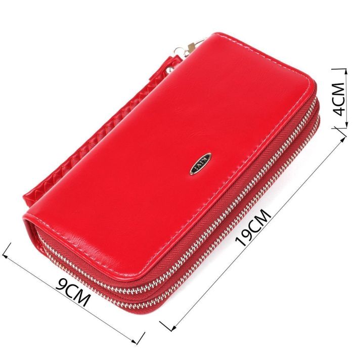 Кошелек женский из экокожи KIVI 19054 Розовый