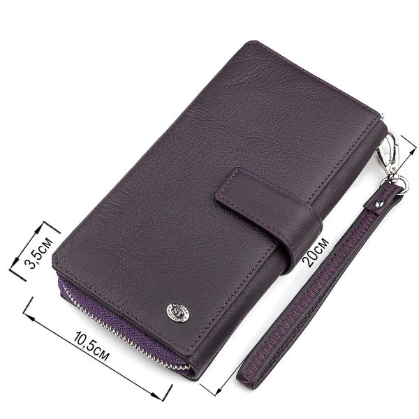 Кошелек женский ST Leather 18455 (SТ228) удобный Фиолетовый