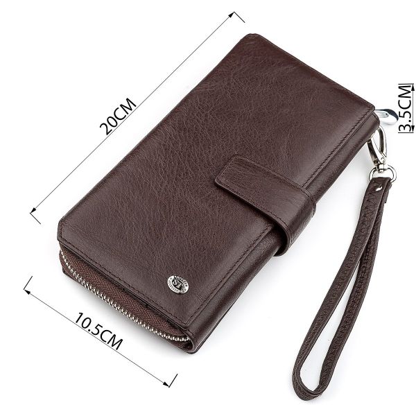 Кошелек женский ST Leather 18457 (SТ228) из натуральной кожи Коричневый