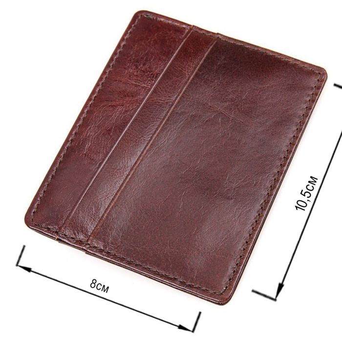 Кредитница Vintage 14498 Коричневая