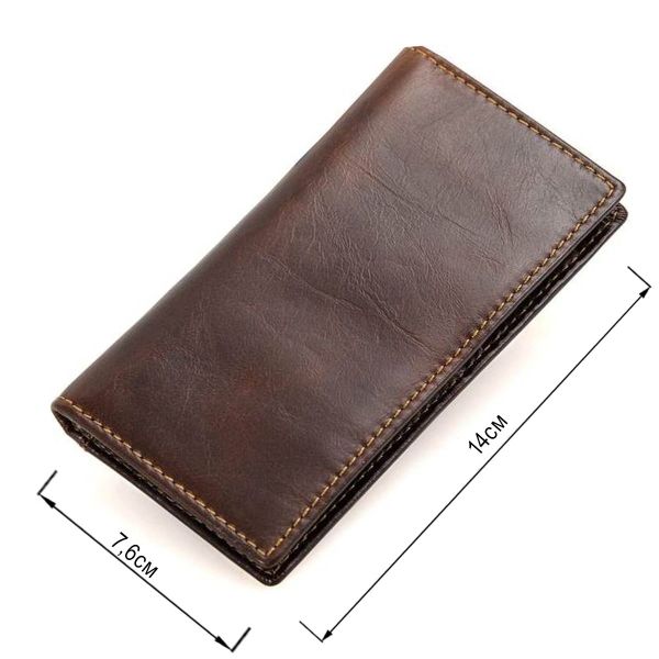 Кредитница Vintage 14512 кожаная Коричневая
