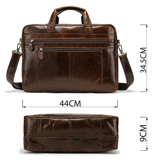 Сумка дорожная мужская кожаная Vintage 14770 Коричневая