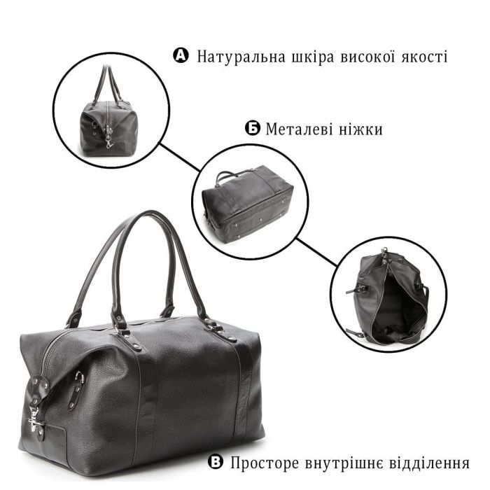 Сумка дорожная SHVIGEL 00881 Черная