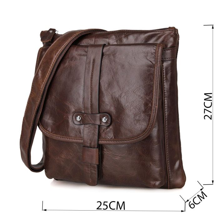 Сумка мужская Vintage 14091 Коричневая