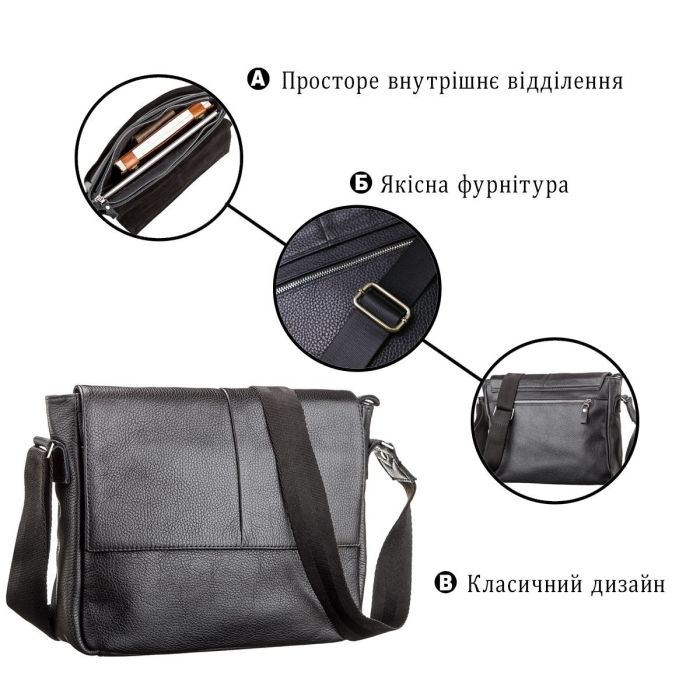 Сумка SHVIGEL 00797 Черная