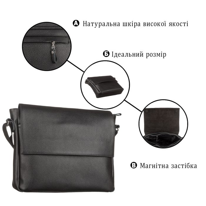 Сумка SHVIGEL 11043 Черная