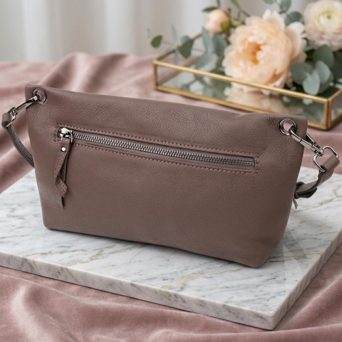 Женская сумка на плечо из натуральной кожи Vintage 23006 Коричневый