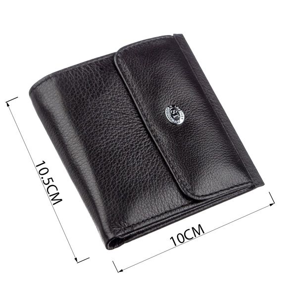 Женский бумажник с монетницей ST Leather 18919 Черный