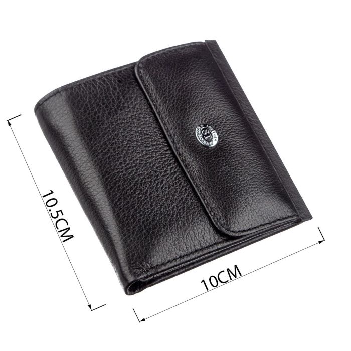 Женский бумажник с монетницей ST Leather 18919 Черный